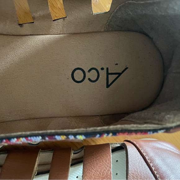 A.CO Summer sandals brown original size 10 - Picture 4 of 4